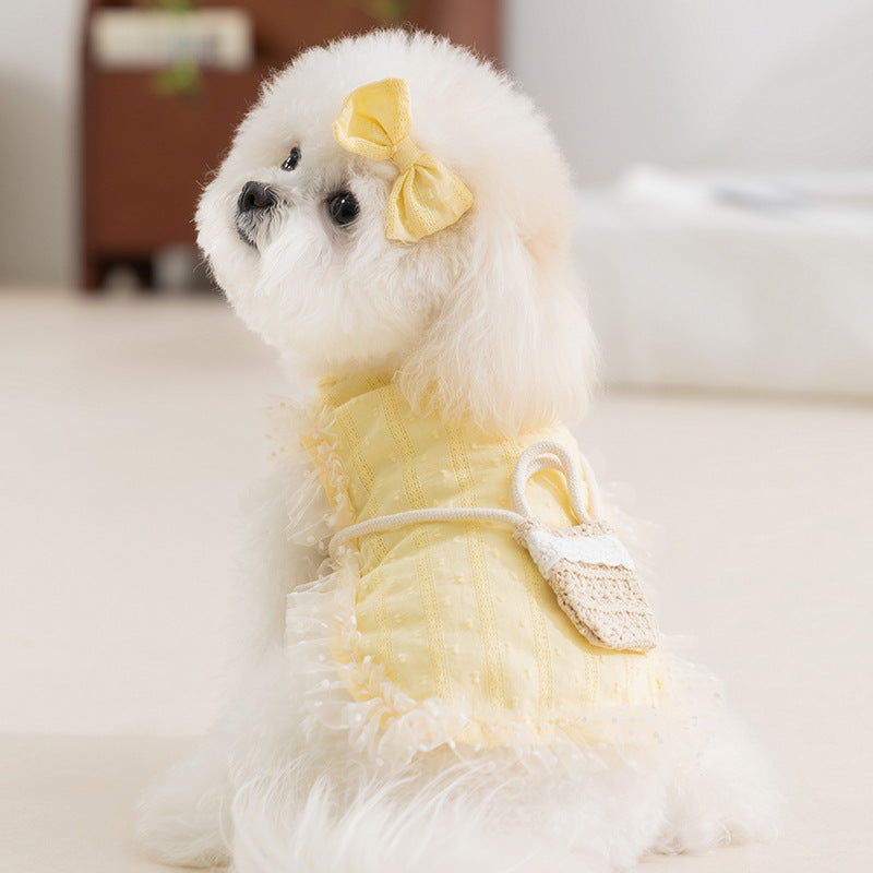 Warm Knit Dog Sweater for Small Dogs – Soft Winter Puppy Pullover, Cozy Cold Weather Dog Clothes