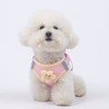 Breathable Flower Decor Dog Harness&Leash