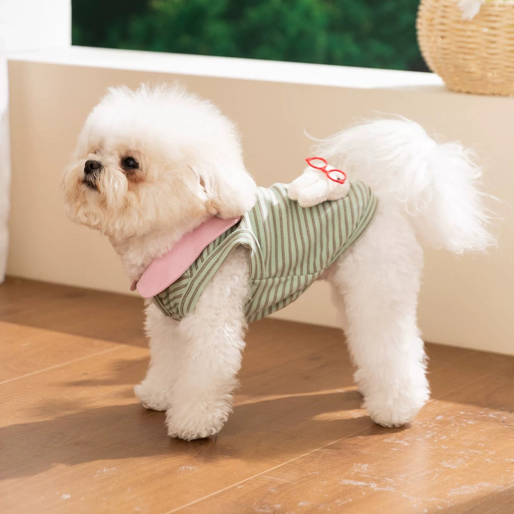 Toy Decor Striped Collar Dog Cat Vest