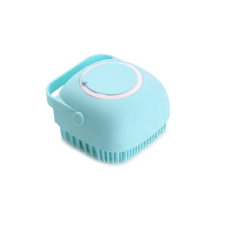 Silicone Pet Bathing Brush Massager For Dogs And Cats