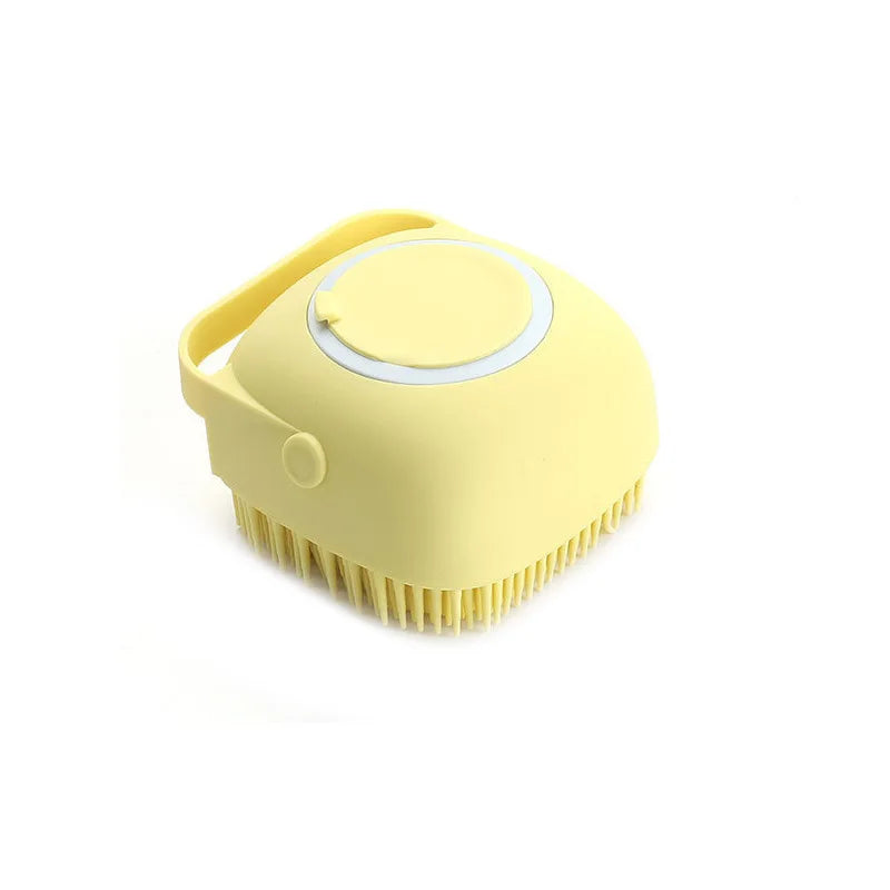 Silicone Pet Bathing Brush Massager For Dogs And Cats