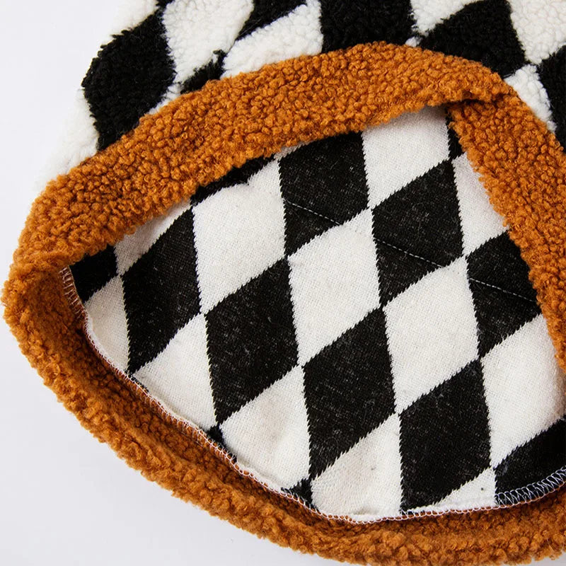 Dog Clothes for Big Dogs Winter Warm Dog Vest Fleece Dog Coat Pet Dog Hoodies Golden Retriever Collie Medium Large Dog Costume