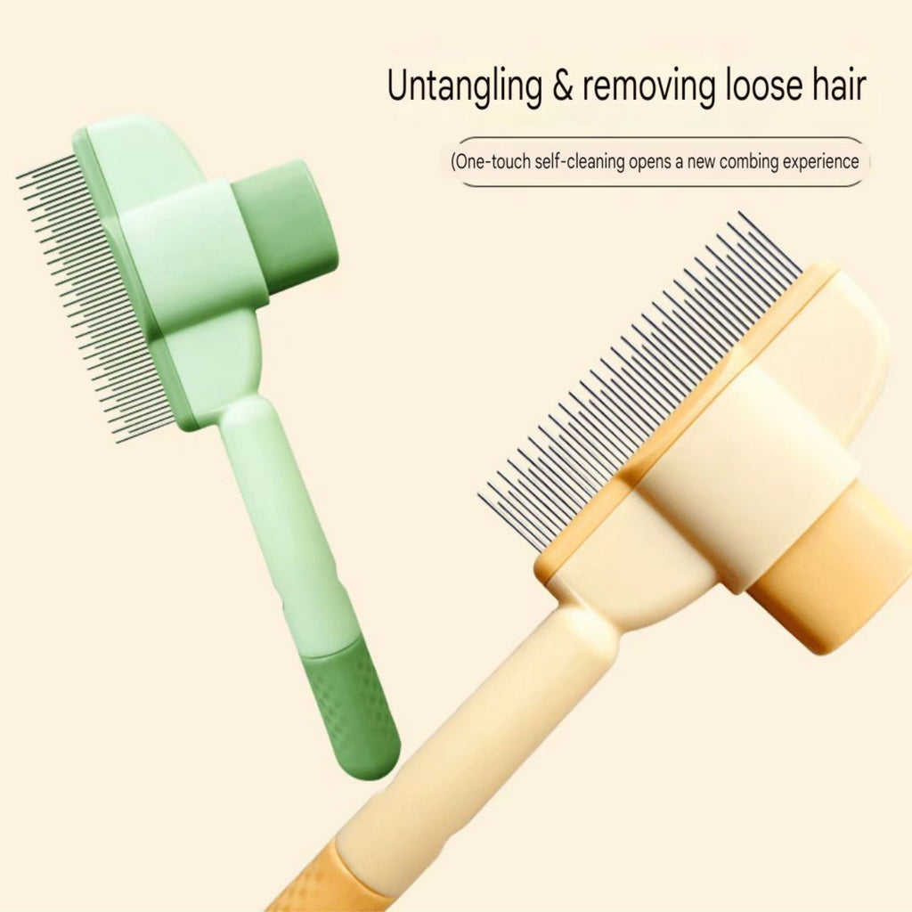 One-click self-cleaning and efficient hair removal